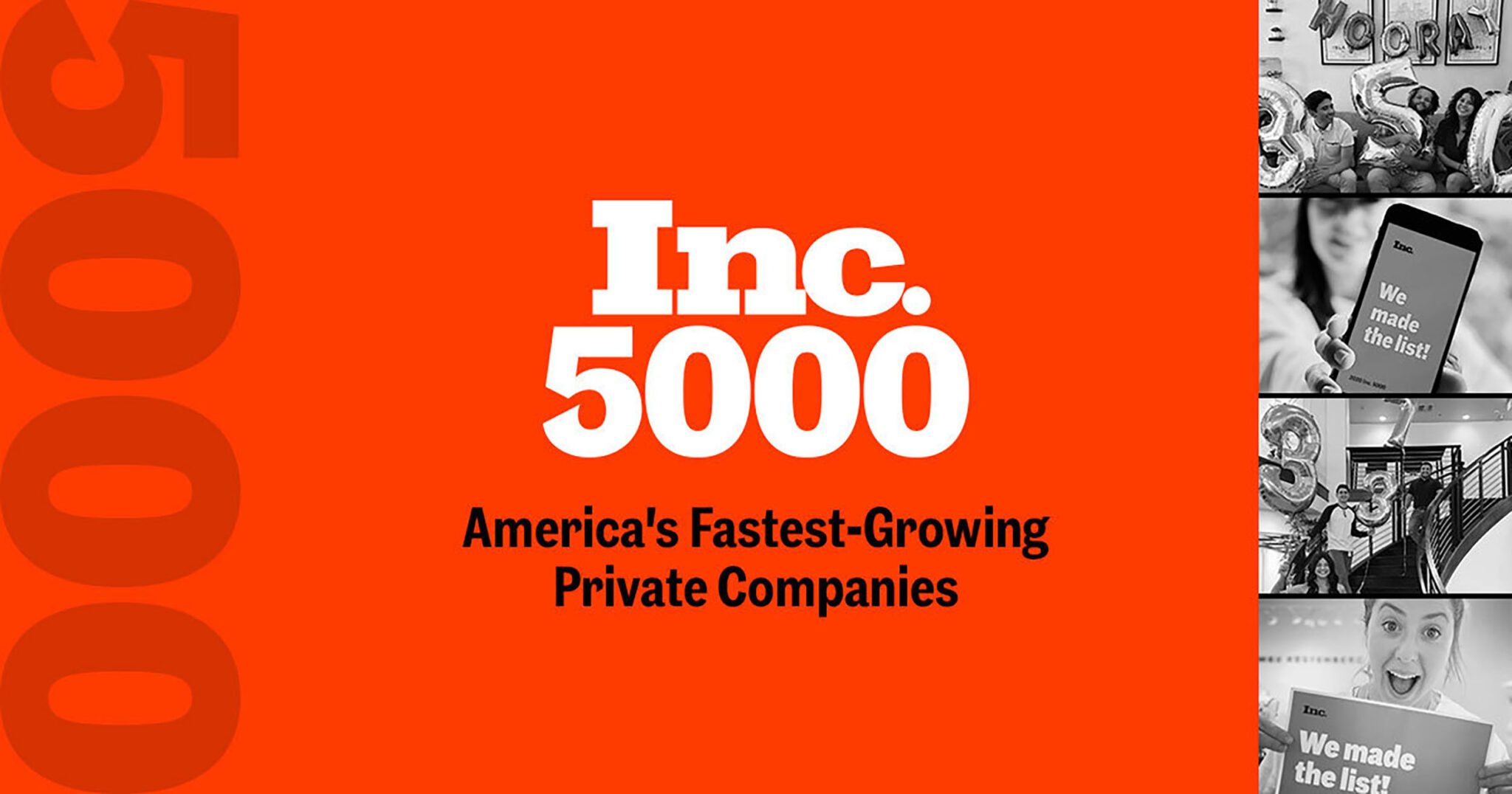 Vergent Lands on the Inc. 5000 List for a Seventh Year